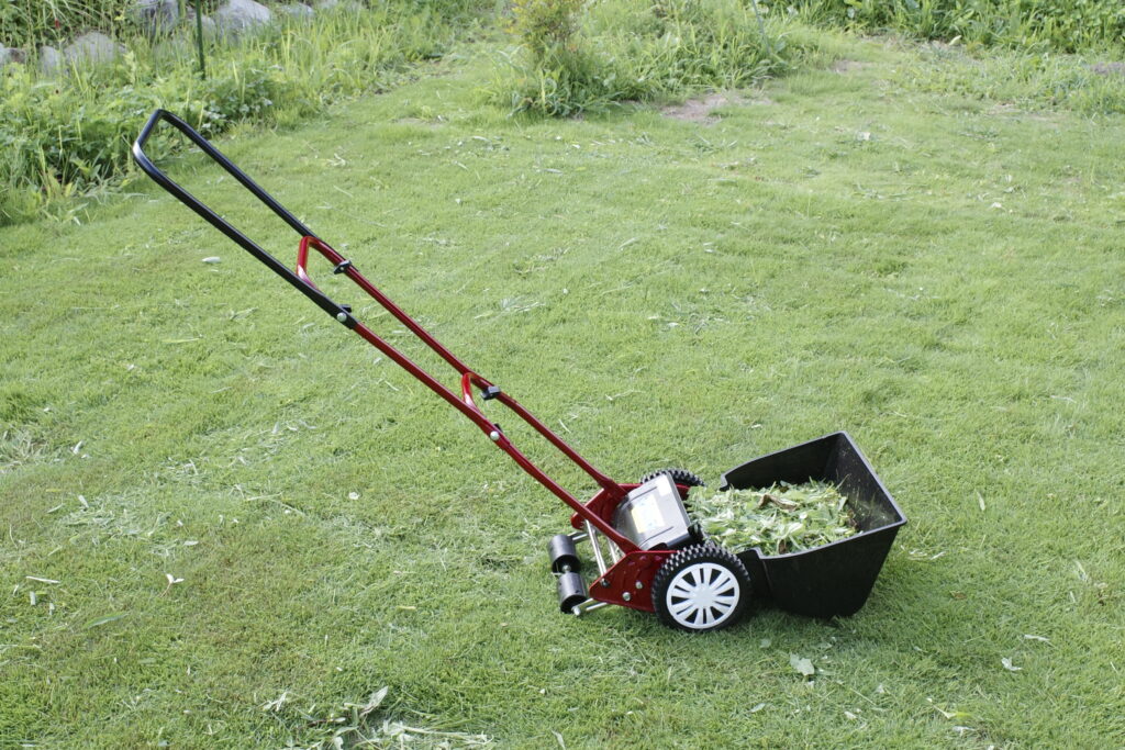 キンボシの手動芝刈り機