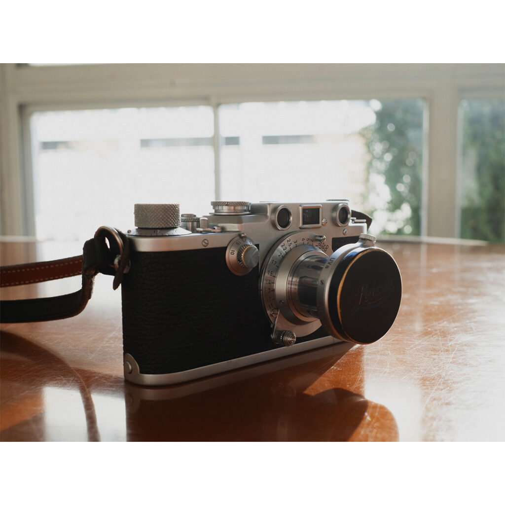 【Leica Ⅲf】今回持ち出したのは、Leica ⅢfにElmar 50mm f3.5を組み合わせ